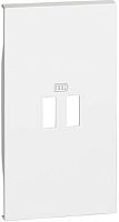 Лицевая панель Legrand BTicino Living Now для 1-м. 2 мод. розетки USB белый картинка